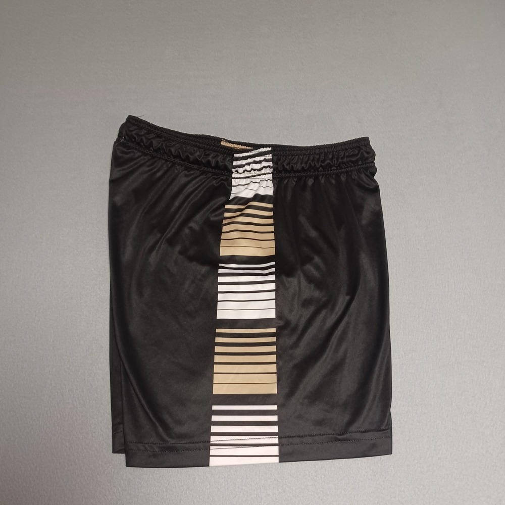 Champro Shorts Men M Black K-State Wildcats J-BBS117 Athletic Striped Activewear